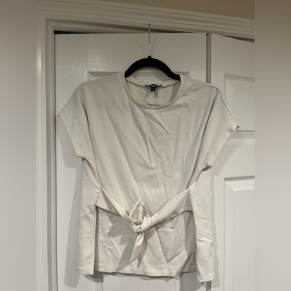EXPRESS white dress shirt
